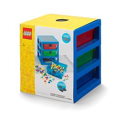 LEGO - 3 DRAWER RACK TRANSPARENT BLUE (1) ML